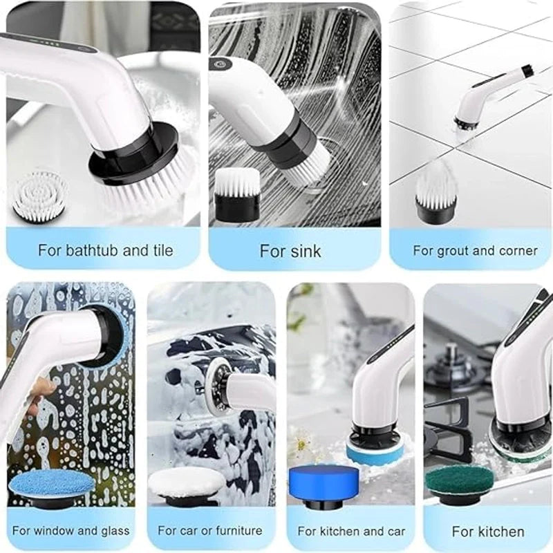 9-in-1 Electric Spin Scrubber Effortless Cleaning for Your Home ⭐⭐⭐⭐⭐ (428 Reviews)
