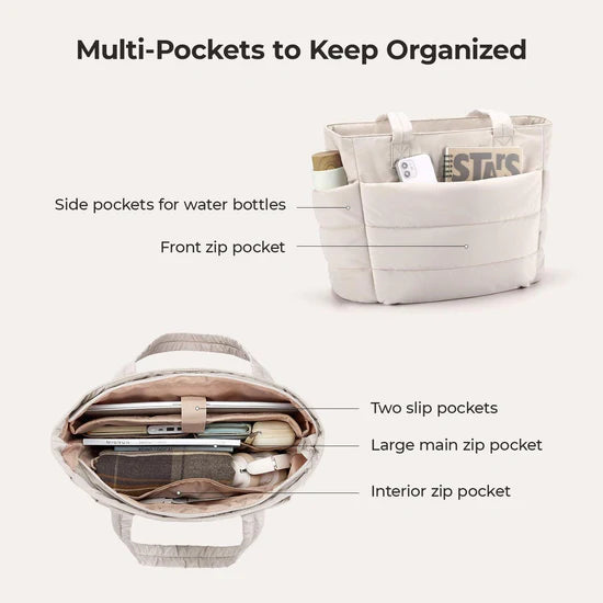 20 L Puffy Tote Bag – Lightweight, Organized, and Versatile⭐⭐⭐⭐⭐ (1388 Reviews)