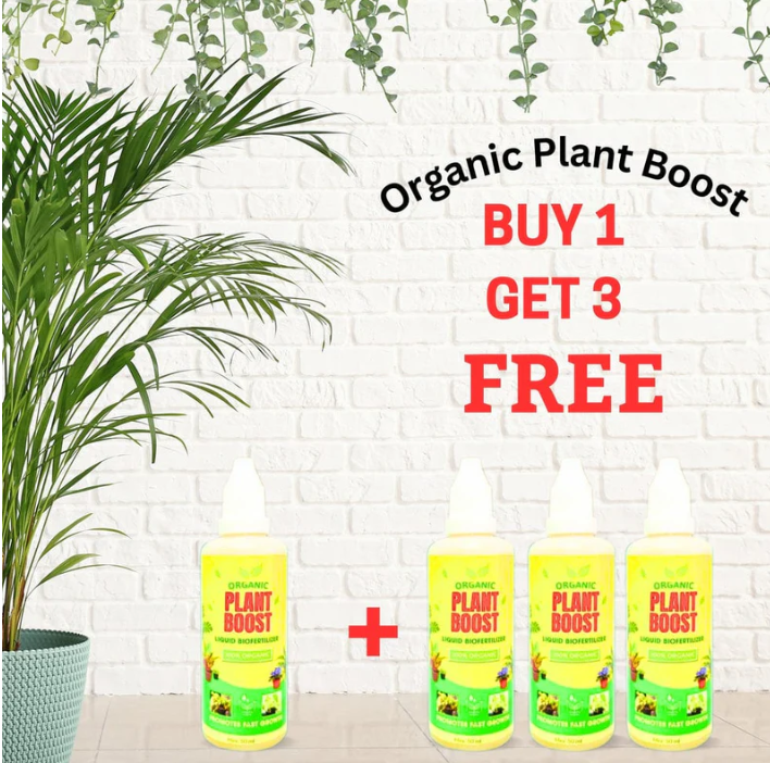 Plant Boost Liquid Biofertilizer for All Crops,Organic (Pack of 4)