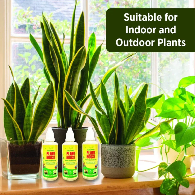 Plant Boost Liquid Biofertilizer for All Crops,Organic (Pack of 4)