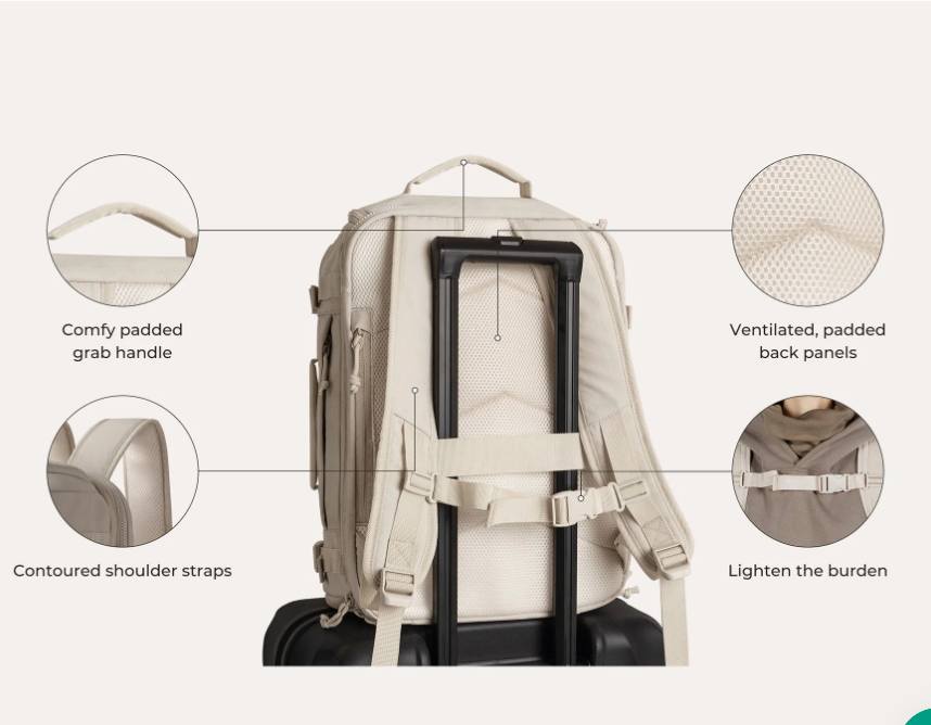 Blast Expandable 28–38 L Carry‑On Travel Backpack ⭐⭐⭐⭐⭐ (578 Reviews)
