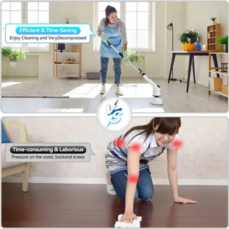 9-in-1 Electric Spin Scrubber Effortless Cleaning for Your Home ⭐⭐⭐⭐⭐ (428 Reviews)